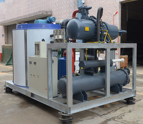 Good price 16kw قوة ضاغط آلة الثلج الصناعية 5 طن 5000 كجم صانع كتلة الثلج وآلة صنع الثلج للشركات التجارية الانترنت