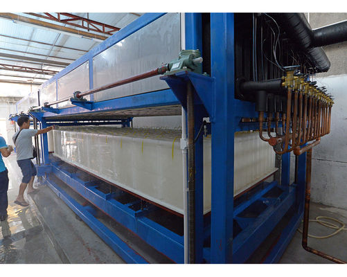 Good price 1000 كجم آلة صنع الثلج الصناعي للشركات R404a/ R22 المبرد 1 طن صانع كتلة الثلج الجاف الانترنت