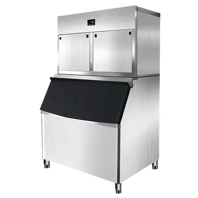 Good price صانع ثلج تجاري من الفولاذ المقاوم للصدأ بقدرة عالية 1 طن مع تخزين 500 كيلوغرام من الثلج حسب متطلبات العميل الانترنت