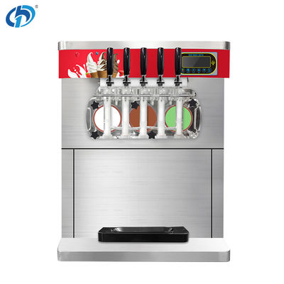 Good price 5 نكهات أوتوماتيكي ناعم خدمة الزبادي صانع الآيس كريم التجاري مثالية للمنتج التجاري حجم 635x630x745 مم الانترنت