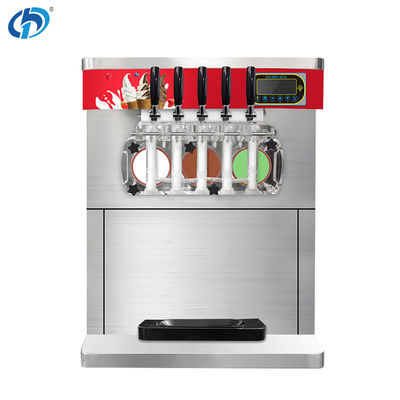 Good price 21L سعة لينة خدمة آيس كريم آلة 5 نكهات أوتوماتيكية الزبادي آيس كريم صانع مع لغة تشغيل الإنجليزية الانترنت