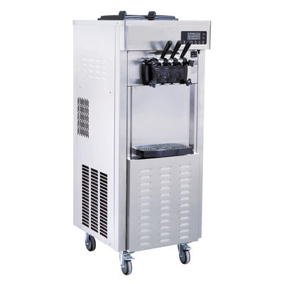 Good price 110-220 فولت / 50-60 هرتز آلة صنع الآيس كريم لذيذة 3 نكهات آلات صنع الآيس كريم التجارية لمحلات المأكولات والمشروبات الانترنت