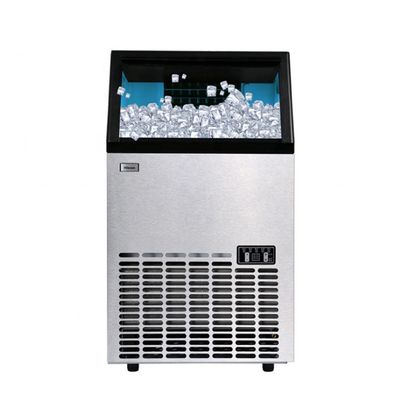 Good price لوحة التحكم الضغط على الزر كتلة الثلج صنع آلة 80 كيلوغرام منضدة صنع الثلج آلة لأغراض تجارية الانترنت