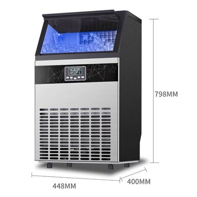Good price لا تطبيق مدفوع 60-100 كجم آلة صناعة الثلج المنزلية الصغيرة التجارية لصنع مكعب ثلج تلقائي الانترنت