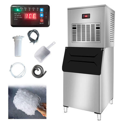Good price 300 كيلوغرام 24 ساعة صانع كتلة الثلج الكثيفة الثلج التجاري الآلي آلة ثلج الثلج للأعمال التجارية 1350W القوة 760x870x1850 مم الحجم الانترنت