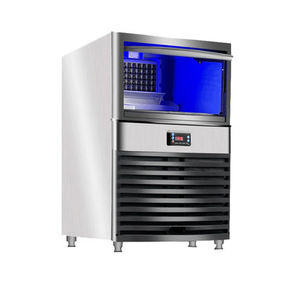 Good price شكل الجليد المربع 100 كجم آلية تجارية قطعة الثلج صنع آلة للشركات المطعم الفندق 72 قطعة صفيحة الثلج الانترنت